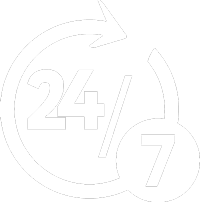 24/7 Hrs icon